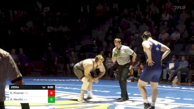 285 lbs AJ Nevills, SDSU vs Keaton Kluever, MN