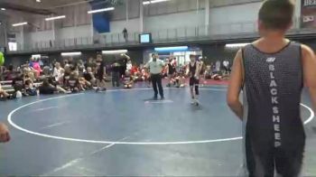 90 lbs Round 2 (8 Team) - Noah Brown, Fight Club vs Jeramaih Bearden, Full Throttle Wrestling