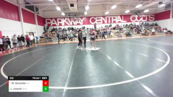 285 lbs Champ. Round 1 - Mario Quezada, William Jewell vs Jayden Joseph, Missouri Valley