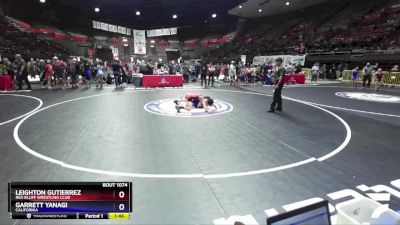 113 lbs Cons. Round 2 - Leighton Gutierrez, Red Bluff Wrestling Club vs Garrett Yanagi, California