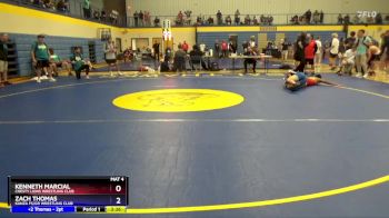 150 lbs Champ. Round 1 - Kenneth Marcial, Chesty Lions Wrestling Club vs Zach Thomas, Kanza FS/GR Wrestling Club