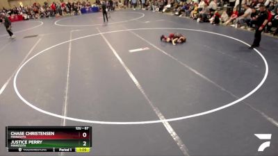 67 lbs Cons. Round 3 - Justice Perry, Minnesota vs Chase Christensen, Minnesota