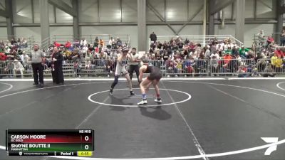115 lbs Cons. Round 1 - Carson Moore, DC Gold vs Shayne Boutte Ii, Manhattan