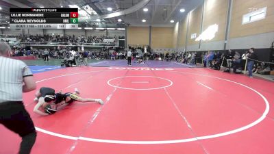 100 lbs Consi Of 8 #2 - Lillie Normandie, Greater Lowell vs Clara Reynolds, New Milford