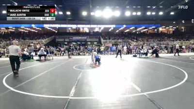 120 2A 1st Place Match - Malachi Ortiz, Jesuit vs Jake Austin, Charlotte Hs