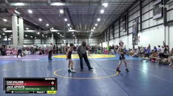 80 lbs Semis (4 Team) - Jack Aponte, SHENANDOAH VALLEY WRESTLING CLUB vs Cam Palmer, HANOVER HAWKEYE
