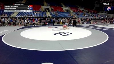 135 lbs Champ. Rd Of 128 - Abigail Goodwin, IN vs Gabby Werdel, SD