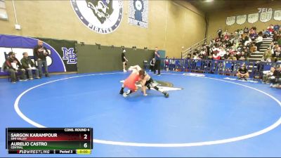 106 lbs Quarterfinal - Izaias Espino, Oakdale vs Cadence Harrell, Mayfair