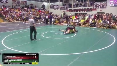 150 lbs Round 1 (16 Team) - Jarmarion Rosser, Perry vs Ty Inglesby, Holy Innocents Episcopal