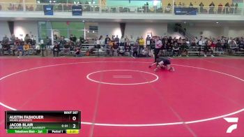 125 lbs Semifinal - Jacob Blair, Delaware Valley University vs Austin Fashouer, Wilkes University