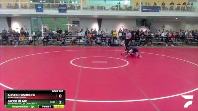 125 lbs Semifinal - Jacob Blair, Delaware Valley University vs Austin Fashouer, Wilkes University