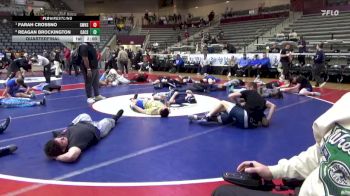 5A 100 lbs Quarterfinal - Farah Crossno, Greenwood vs Reagan Brockington, Central Arkansas Christian