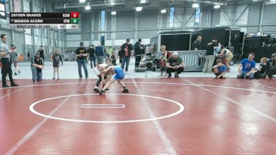 67 lbs Cons. Rd Of 16 - Benson Acorn, Deer Park Ironman Wrestling Club vs Zayden Skaggs, Rose City Alliance Wrestling