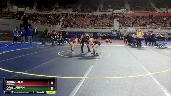 126 lbs Quarterfinal - Opal Jarman, Mesa vs Adina Halili, Marana