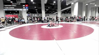65 lbs Champ. Round 4 - Matthew O'Neill, Malvern Wrestling Club vs Cade Aaberg, Askren Wrestling Academy
