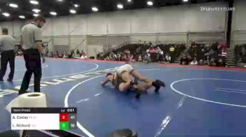 230 lbs Semifinal - Aiden Cooley, Oklahoma Elite 14U vs Logan Richard, LWA 14U