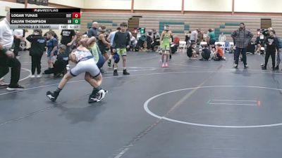 80 lbs Round 3 (8 Team) - Logan Yuhas, The Outsiders vs Calvin Thompson, Headhunters