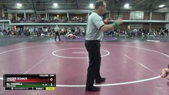 285 lbs Quarterfinal - Jagger Schack, Augsburg vs Eli Pannell, Wartburg