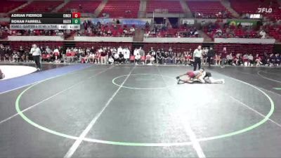 120 lbs Round 2 - Quarters & 1st Wb (16 Team) - Ronan Farrell, Rockwall Heath vs Adrian Fierros, Katy Cinco Ranch