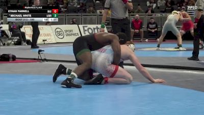 190 lbs Semifinal - Michael White, Lawrence North vs Ethan Farnell, Maconaquah