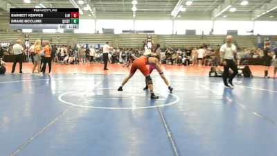 138 lbs Round Of 16 - Barrett Keiffer, LAW Blue - HSB vs Drake McClure, Quest School Of Wrestling Black - HSB