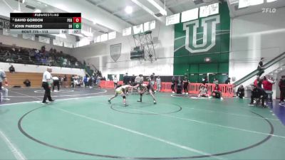 113 lbs Cons. Semi - David Gordon, Peninsula vs John Paredes, South Hills
