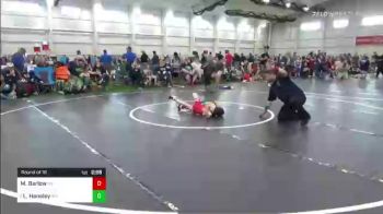 B-55 lbs Round Of 16 - Matthew Barlow, NY vs Landon Hensley, WV
