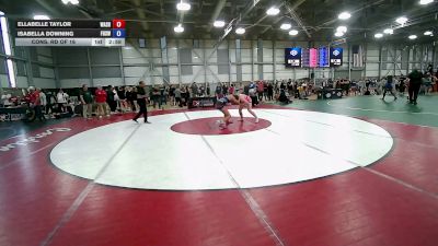 57 kg Cons. Rd Of 16 - Ellabelle Taylor, Washington vs Isabella Downing, Flathead High School Wrestling