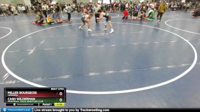 150 lbs Cons. Round 3 - Miller Bourgeois, Louisiana vs Cash Wilderman, Frontenac Youth Wrestling Club