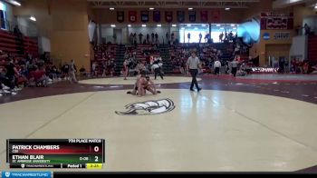 165 lbs 7th Place Match - Patrick Chambers, Coe vs Ethan Blair, St. Ambrose University
