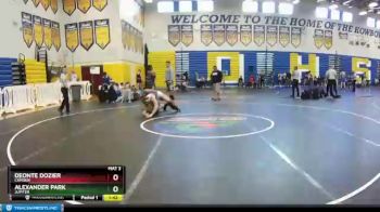 195 lbs Semifinal - Deonte Dozier, Camden vs Alexander Park, Jupiter