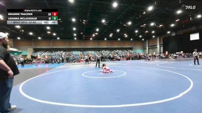 57-63 lbs Round 1 - Leianna McLaughlin, Nevada Elite vs Brandie Thacker, Cougar WC