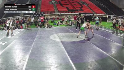 92 lbs Champ. Rd Of 16 - Tanner Kunze, Oregon vs Cade Mueller, Idaho