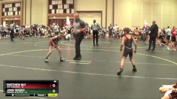 65 lbs Quarterfinals (8 Team) - Matthew Bly, Mat Assassins vs John Wasko, Armory Athletics