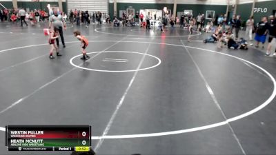 52 lbs Semifinal - Westin Fuller, Wisconsin Rapids vs Heath McNutt, Abilene Kids Wrestling