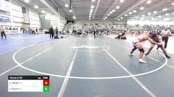 195 lbs Round Of 32 - Zach Miller, NY vs Jackson Buck, NC