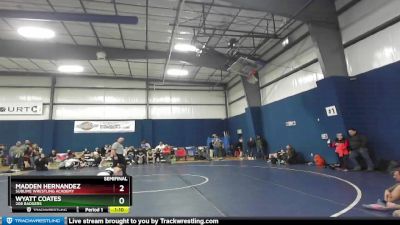 105 lbs Semifinal - Madden Hernandez, Sublime Wrestling Academy vs Wyatt Coates, 208 Badgers