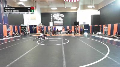 106 lbs Cons. Round 3 - Nathan Dornin, Valley View vs Izaiah Pena, Etiwanda