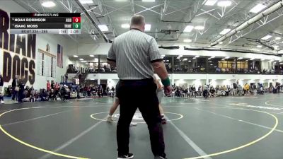 285 lbs Cons. Semi - Noah Robinson, Heidelberg vs Isaac Moss, Trine