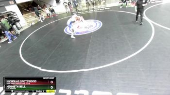 138 lbs Quarterfinal - Nicholas Spotswood, Mad Dawg Wrestling Club vs Kenneth Bell, California