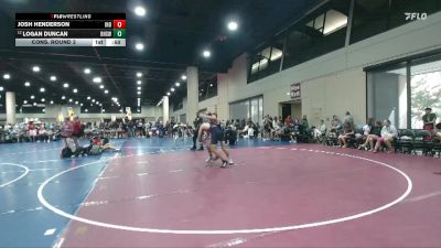 144 lbs Cons. Round 3 - Logan Duncan, Blackman High School Wrestling vs Josh Henderson, Individual