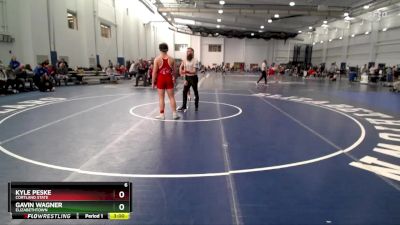 184 lbs Cons. Round 4 - Kyle Peske, Cortland State vs Gavin Wagner, Elizabethtown