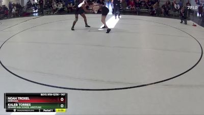 147 lbs Cons. Round 2 - Noah Troxel, Nebraska vs Kaleb Torres, Seward High School Wrestling