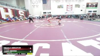 114 lbs Cons. Round 4 - Cassie Osborne, American Falls vs Mikaiala Aberasturi, Homedale