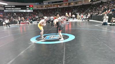 4A 285 lbs Champ. Round 1 - Ryder Williamson, Belen vs Kiernan Bell, Grants