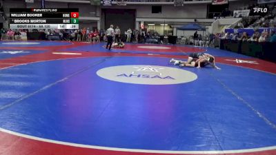 6A 120 lbs Cons. Round 3 - Brooks Morton, Mortimer Jordan HS vs William Booker, Homewood Hs