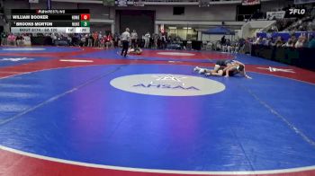 6A 120 lbs Cons. Round 3 - Brooks Morton, Mortimer Jordan HS vs William Booker, Homewood Hs
