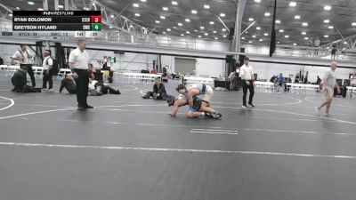 190 lbs Round 5 (6 Team) - Greyson Hyland, Seagulls WC vs Ryan Solomon, Steller Trained Caij Vanda