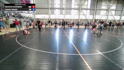 53.2-58 Champ. Round 3 - Rocklyn Holmberg, Inland Northwest Wrestling Training Center vs Sariah Fisher, Riverhawk Wrestling Academy