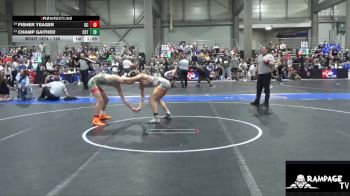126 lbs Cons. Round 1 - Fisher Yeager, Gray County vs Champ Gaither, CSTC